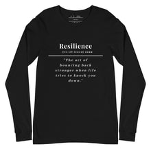 Load image into Gallery viewer, Resilience Long Sleeve Tee (Black)

