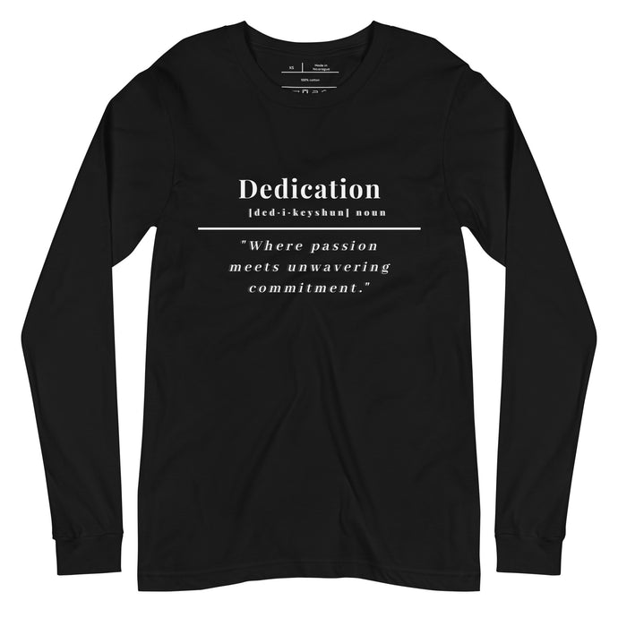 Dedication Long Sleeve Tee (Black)