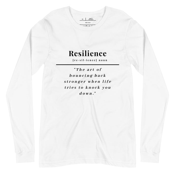 Resilience Long Sleeve Tee (White)
