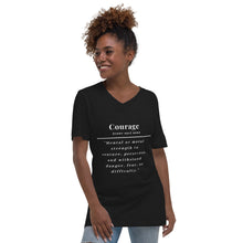 Load image into Gallery viewer, Courage Short Sleeve Tee (Black)
