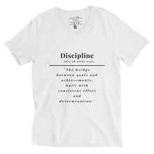 Load image into Gallery viewer, Discipline Short Sleeve Tee (White)
