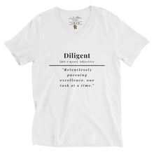 Load image into Gallery viewer, Diligent Short Sleeve Tee (White)
