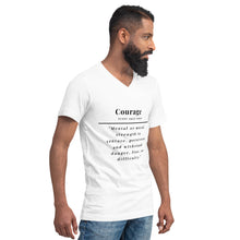 Load image into Gallery viewer, Courage Short Sleeve Tee (White)
